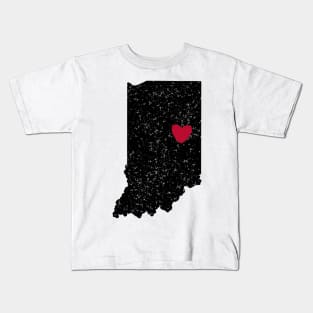 Muncie, Indiana Location Kids T-Shirt